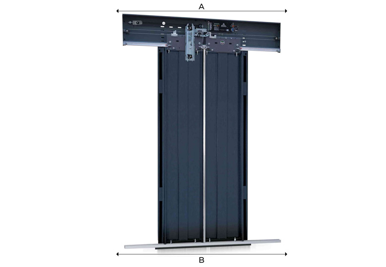 CENTRAL 2 PANEL CABIN DOOR (BRUSHLESS)